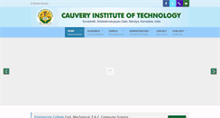 Desktop Screenshot of cauveryinstitute.com