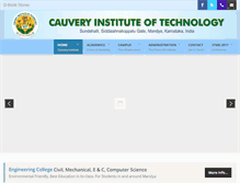 Tablet Screenshot of cauveryinstitute.com